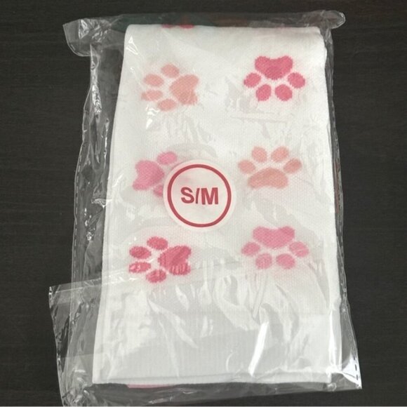 Graduated Compression Socks Paw Prints Size S/M for nursing, running, travel - Picture 3 of 5